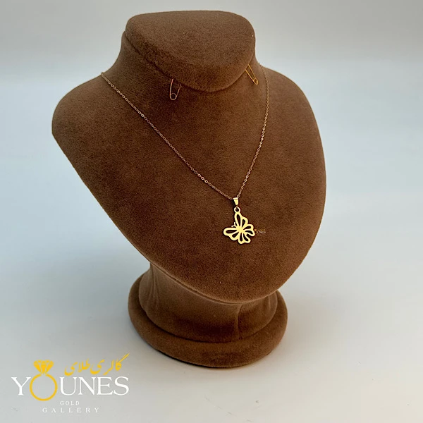 آویز پروانه طلا لیزری